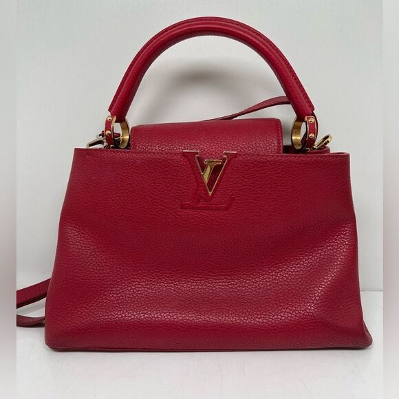 Louis Vuitton Capucines Bag Leather PM